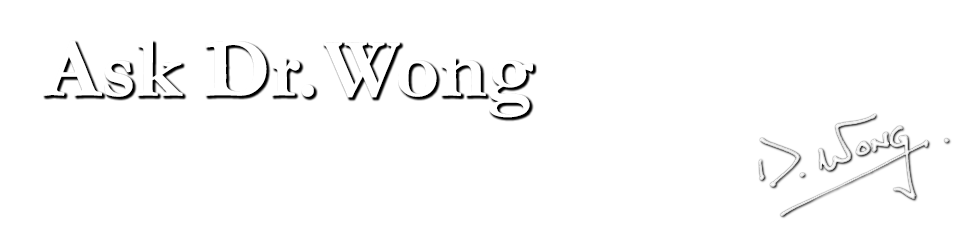 Ask Dr. Wong logo